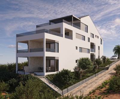 Novostavba PAG/MANDRE - Váš nový apartmán u slovenského moře s výhledem na moře, Mandre