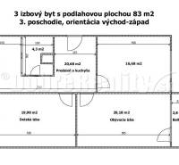 Brezno Byt 3+1 prodej reality Brezno