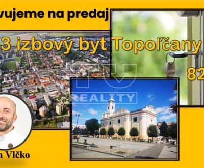 Prodej Byt 3+1, Topoľčany, Slovensko