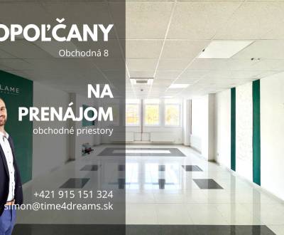 Pronájem Prostory pro obchod, Prostory pro obchod, Obchodná, Topoľčany