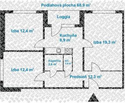 Prodej Byt 3+1, Bratislava - Podunajské Biskupice, Bratislava, Slovens