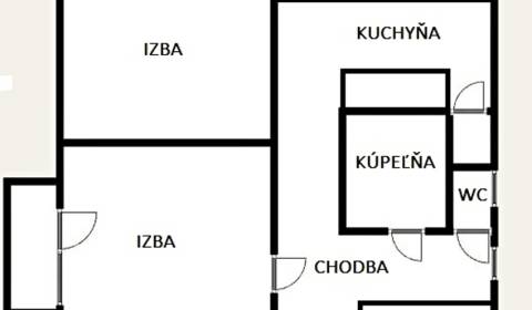 Prodej Byt 2+1, Byt 2+1, Zvolen, Slovensko