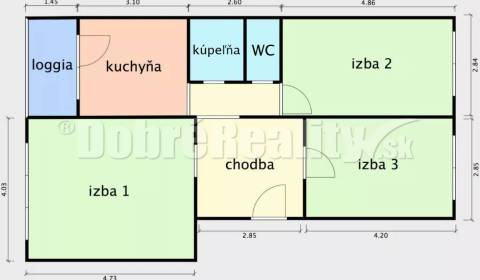 Prodej Byt 3+1, Byt 3+1, M. Rázusa, Prievidza, Slovensko