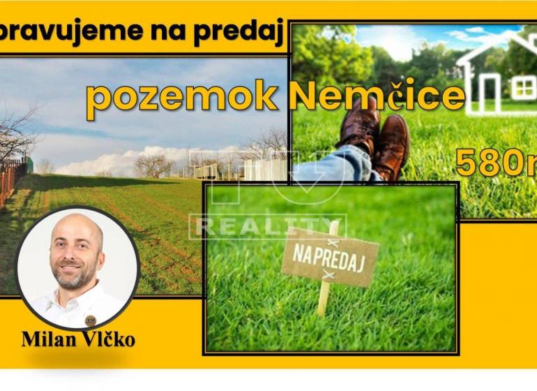 Nemčice Pozemky - bydlení prodej reality Topoľčany