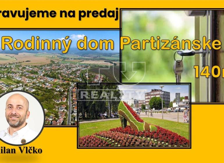 Partizánske Rodinný dům prodej reality Partizánske