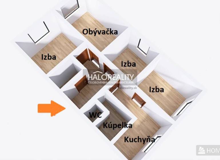 Piešťany Byt 4+1 prodej reality Piešťany