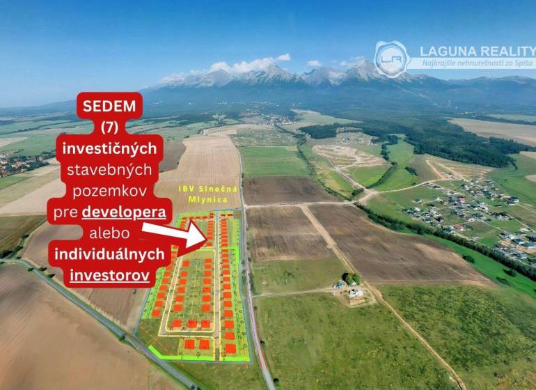 Mlynica Pozemky - bydlení prodej reality Poprad