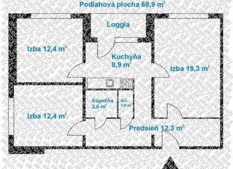 Bratislava - Podunajské Biskupice Byt 3+1 prodej reality Bratislava - Podunajské Biskupice