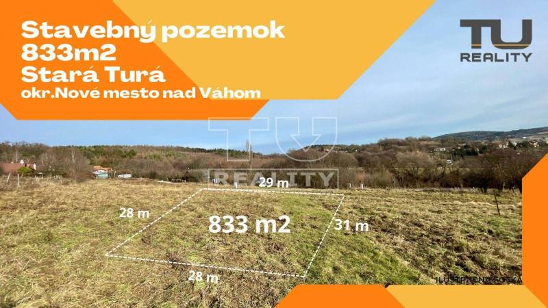 Stará Turá Pozemky - bydlení prodej reality Nové Mesto nad Váhom