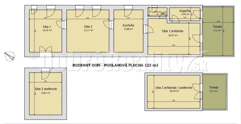 Turčianske Teplice Chata prodej reality Turčianske Teplice