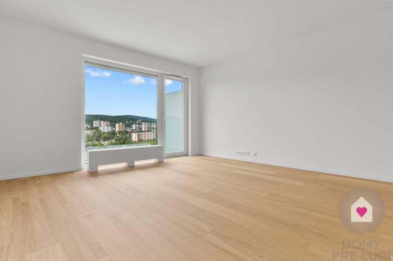 Predaj 1i bytu v novostavbe Čerešne s balkónom, klimatizáciou a výhľadom_izba