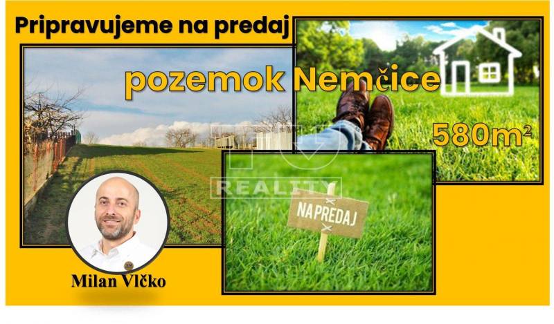 Nemčice Pozemky - bydlení prodej reality Topoľčany