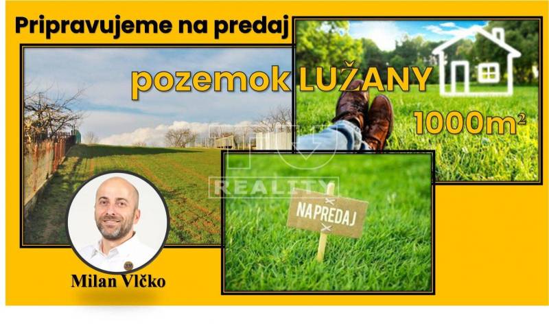 Lužany Pozemky - bydlení prodej reality Topoľčany