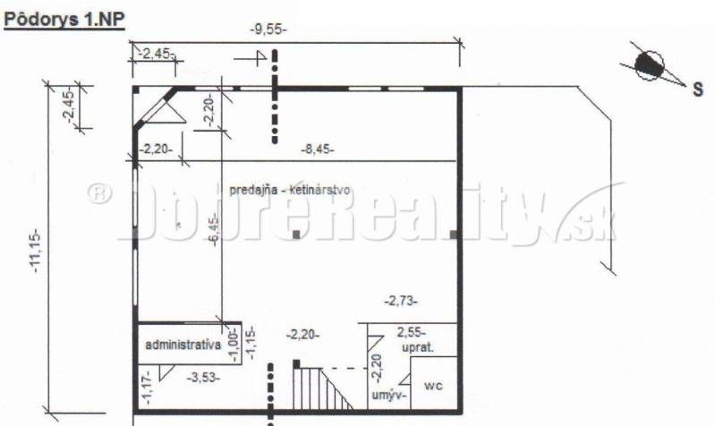 Rimavská Sobota Prostory pro obchod prodej reality Rimavská Sobota