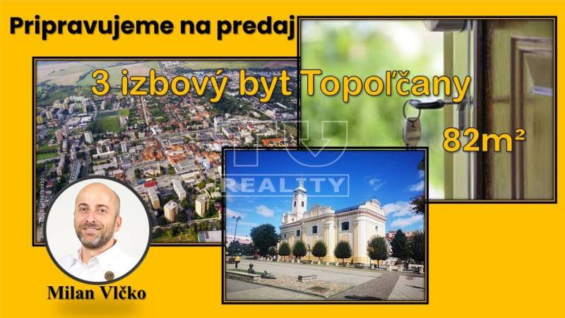 Topoľčany Byt 3+1 prodej reality Topoľčany