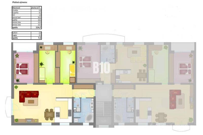 Bratislava - Podunajské Biskupice Byt 4+1 prodej reality Bratislava - Podunajské Biskupice