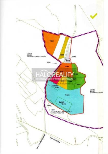 Banská Štiavnica Pozemky - bydlení prodej reality Banská Štiavnica