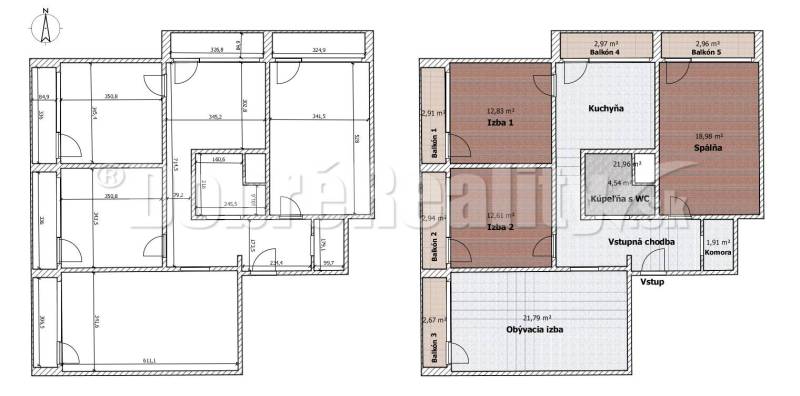 Brezno Byt 4+1 prodej reality Brezno