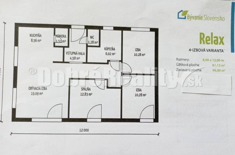 Malinovo Rodinný dům prodej reality Senec