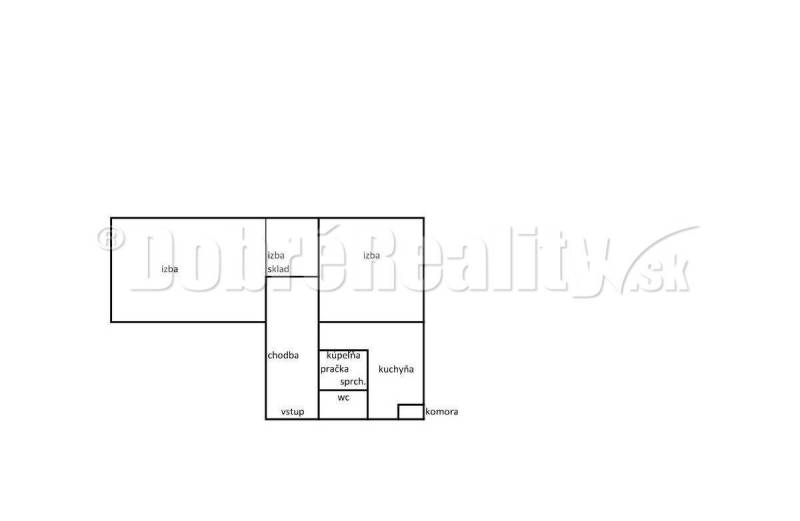 Banská Bystrica Byt 2+1 prodej reality Banská Bystrica