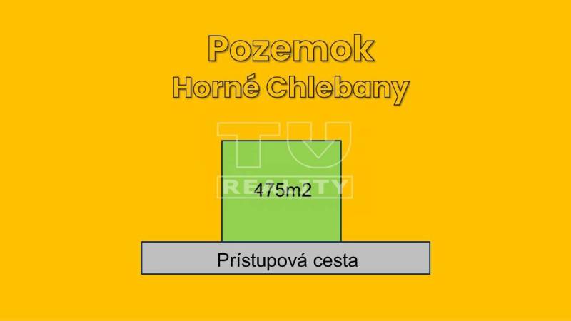 Horné Chlebany Pozemky - bydlení prodej reality Topoľčany