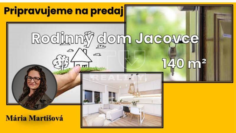 Jacovce Rodinný dům prodej reality Topoľčany