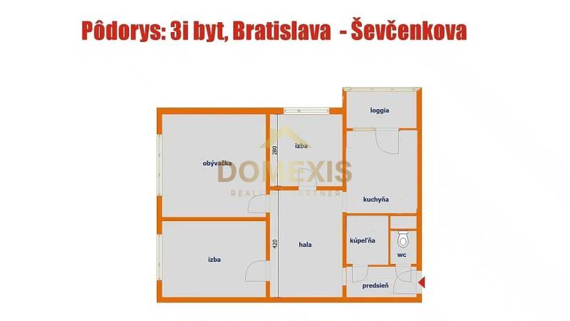 Bratislava - Petržalka Byt 3+1 prodej reality Bratislava - Petržalka