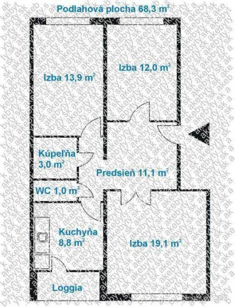 Bratislava - Petržalka Byt 3+1 prodej reality Bratislava - Petržalka