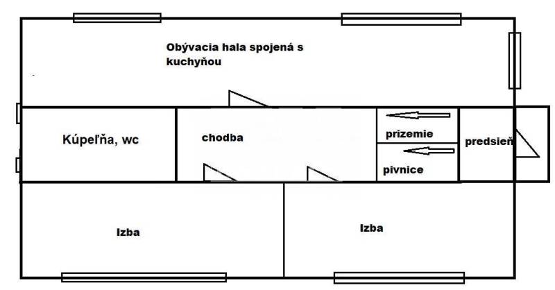 Prievidza Rodinný dům prodej reality Prievidza