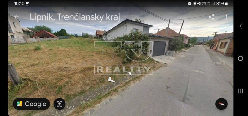 Lipník Pozemky - bydlení prodej reality Prievidza