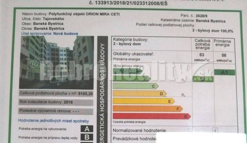 Banská Bystrica Byt 3+1 pronájem reality Banská Bystrica