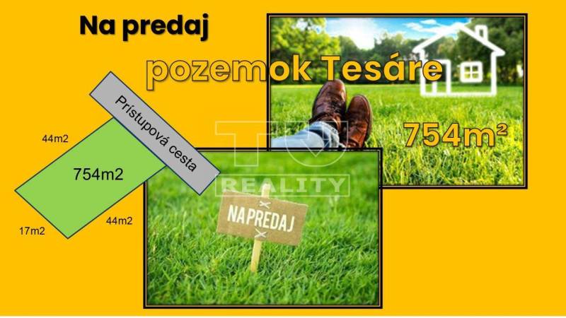 Tesáre Pozemky - bydlení prodej reality Topoľčany