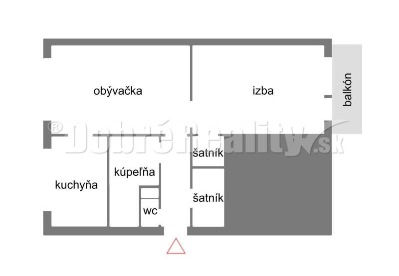 Banská Bystrica Byt 2+1 pronájem reality Banská Bystrica