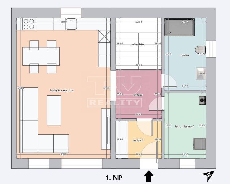 Chorvátsky Grob Byt 3+1 prodej reality Senec