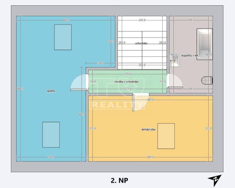 Chorvátsky Grob Byt 3+1 prodej reality Senec