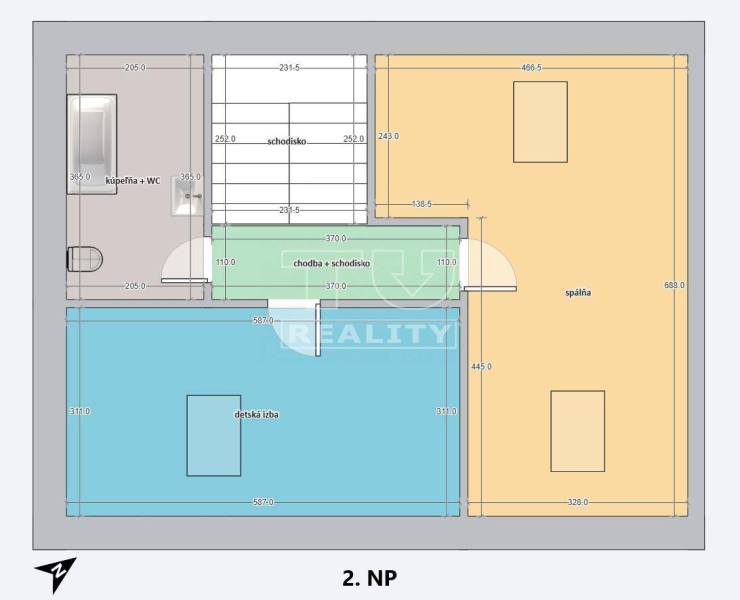 Chorvátsky Grob Byt 3+1 prodej reality Senec