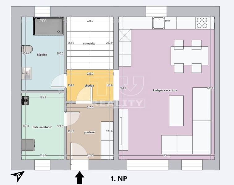 Chorvátsky Grob Byt 3+1 prodej reality Senec